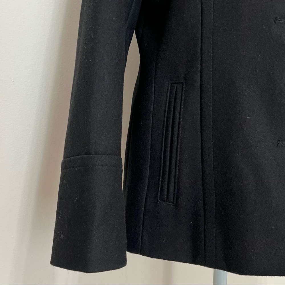 Nautica Black Wool Blend Coat - Picture 6 of 12